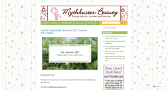 Desktop Screenshot of mythbusterbeauty.com